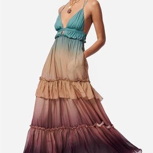 Cami NYC - Doris Chiffon Dress - Solstice Ombre  NWT Size 4